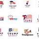 Trump Pence logos (Screenshot: Logomyway.com)